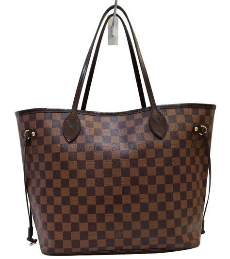 lv neverfull damier ebene canvas